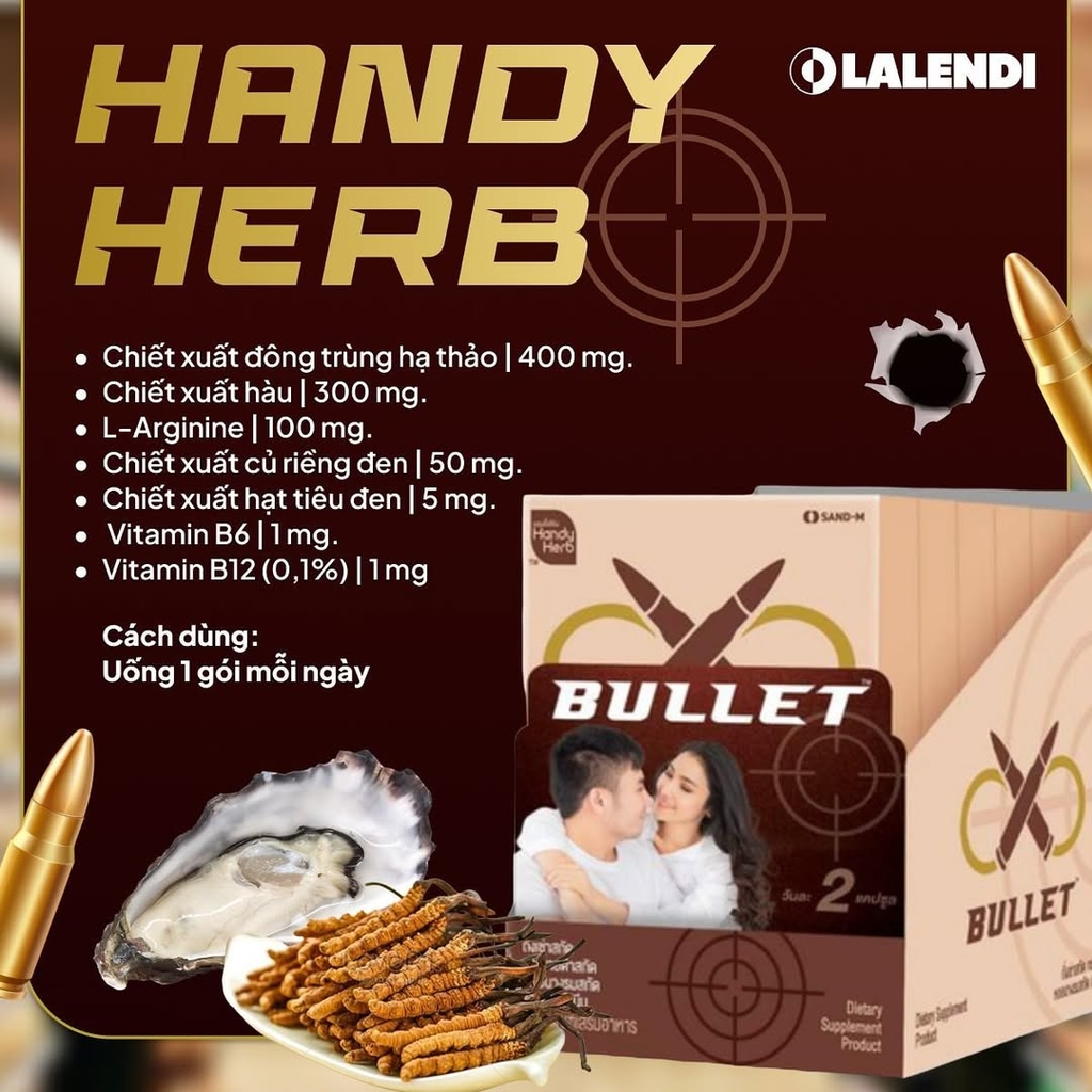 Viên uống Handy Herb hàu và đông trùng hạ thảo