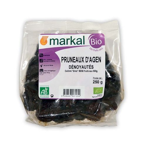 Mận đen hữu cơ đã tách hạt Markal 250g