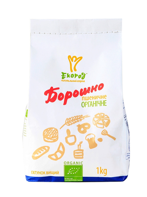 Bột mì đa dụng hữu cơ Ecorod 1kg Organic All Purpose Flour