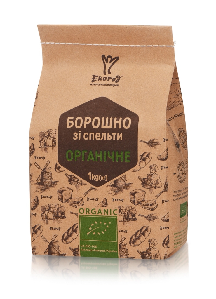 Bột Mì Spelt hữu cơ Ecorod 1kg Organic Spelt Flour