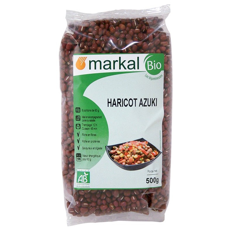 Đậu đỏ azuki hữu cơ Markal 100g