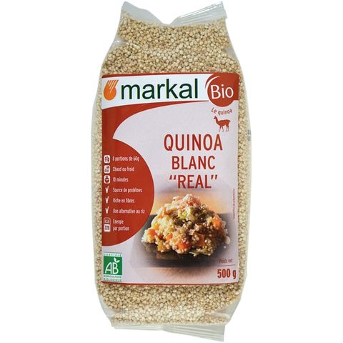 Diêm mạch quinoa trắng hữu cơ Markal 100g