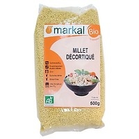 Hạt kê hữu cơ đã bóc vỏ Markal 100g