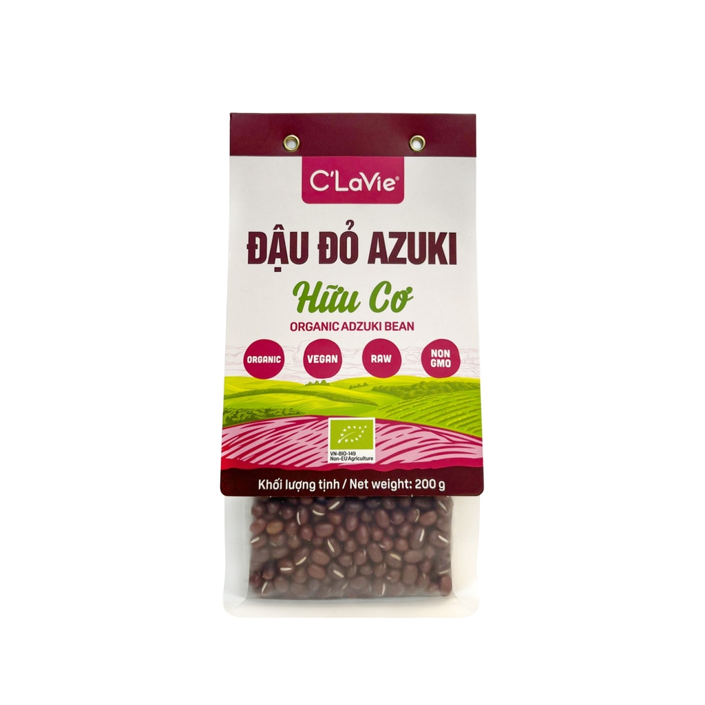 Đậu đỏ Azuki hữu cơ C'LaVie 200g - Organic360