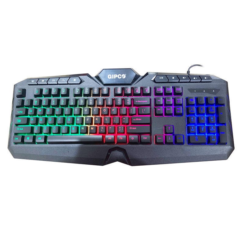 Bàn Phím Gaming Giả Cơ Có Led Gipco K9800 - Hải Anh Computer