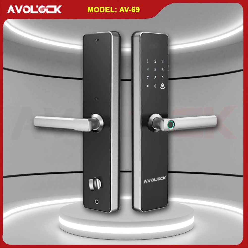 Khóa Vân Tay Cửa Gỗ AVOLOCK AV-69