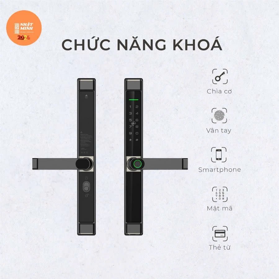 Khóa Vân Tay Cửa Nhôm AVOLOCK AN-394-B