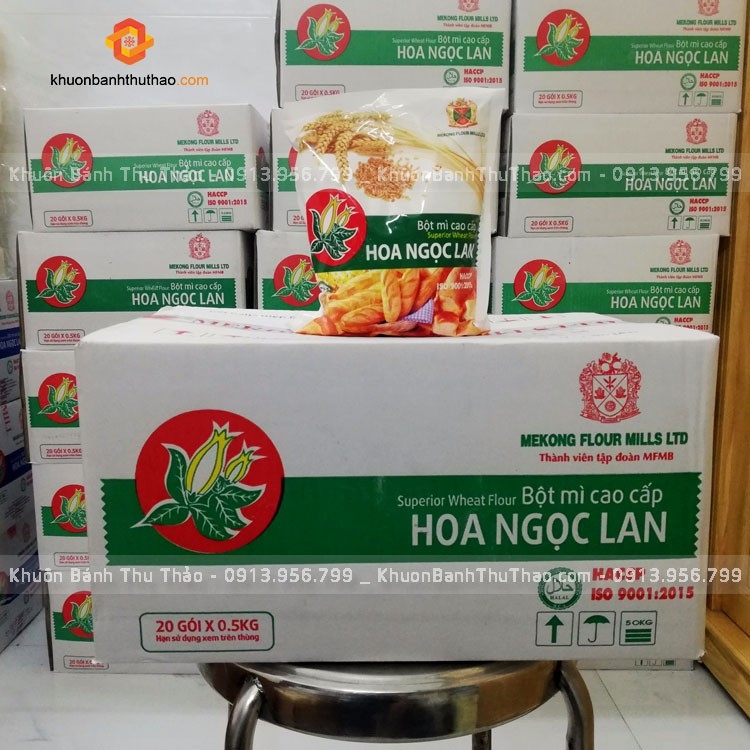 Thùng 20 gói bột mì Hoa Ngọc Lan 500g Thùng 20 Gói Bột Mì Hoa Ngọc Lan 500G