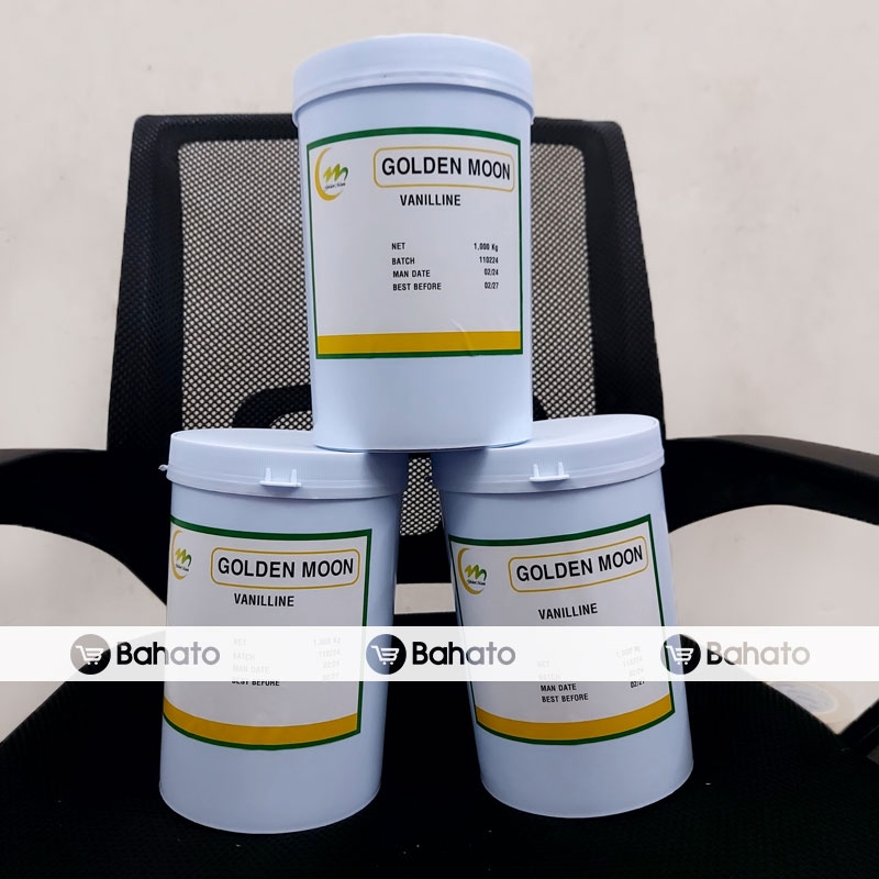 Bột vanillin Golden Moon hộp 1kg | 25kg (làm bánh, pha chế)