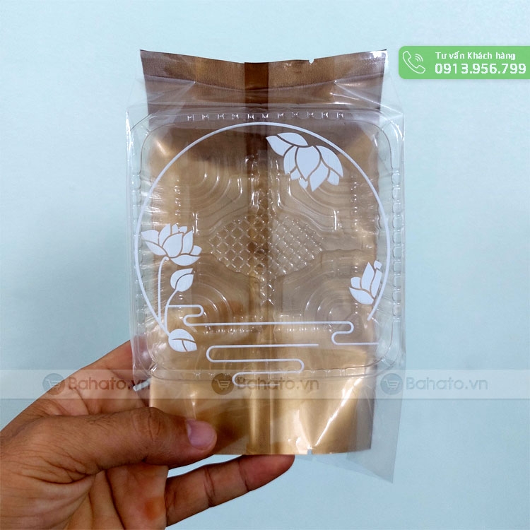 Khay túi trung thu miệng hàn 250g Sen (100 bộ)