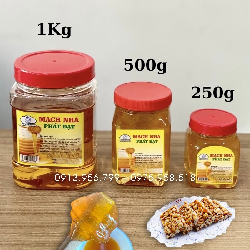 Mạch nha Phát Đạt hộp 250g, 500g, 1kg