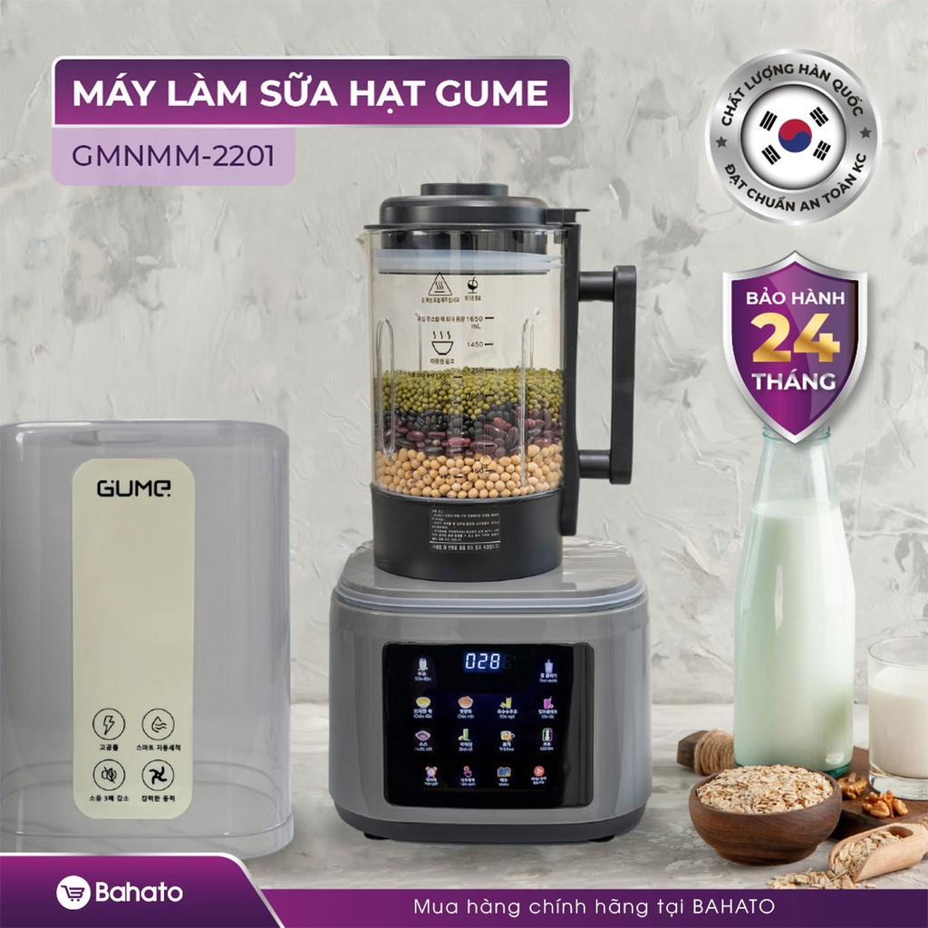 Máy làm sữa hạt đa năng GUME 1.65L GMNMM-2201