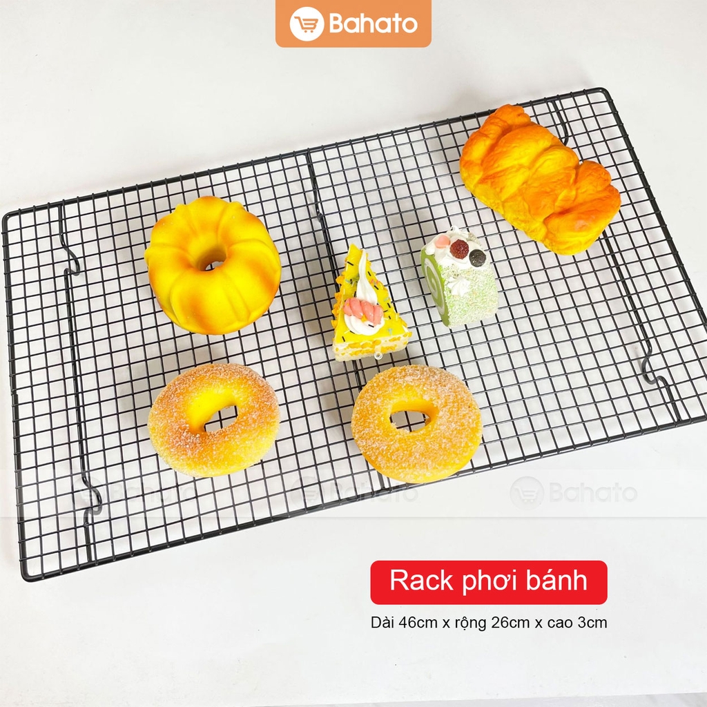 Rack phơi bánh chống dính 1 tầng 46 x 26 x 3 cm