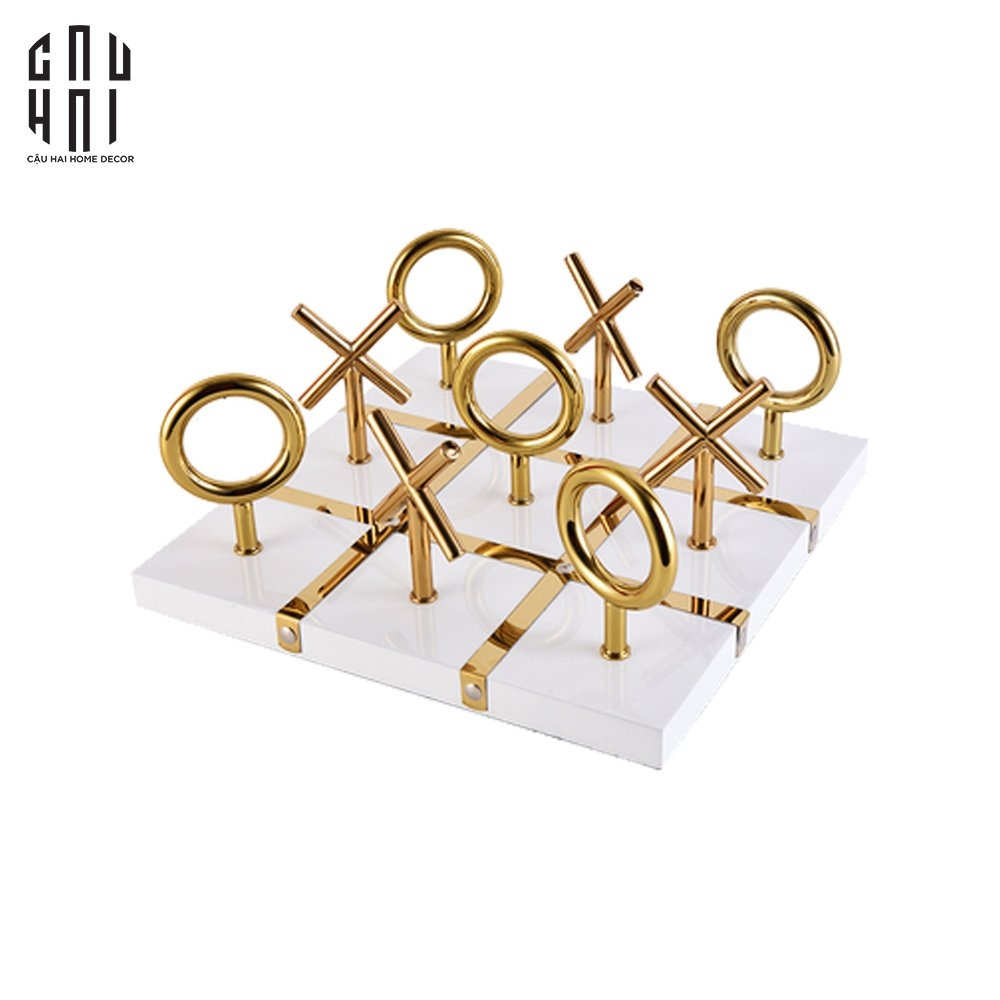 STANDING LUXURY TIC TAC TOE GAME | Cậu Hai Home Decor