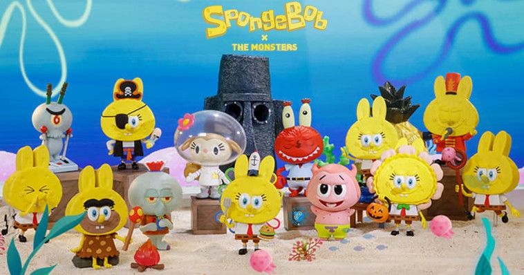 Popmart The Monsters x Spongebob Blindbox Series