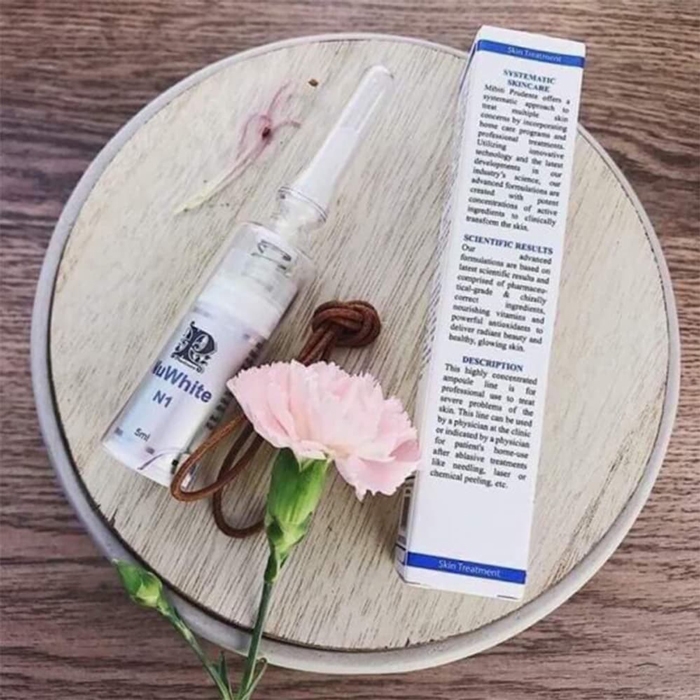 KEM LÀM HỒNG NHŨ HOA - MIBITI PRUDENTE NUWHITE N1 Boo Beauty Store