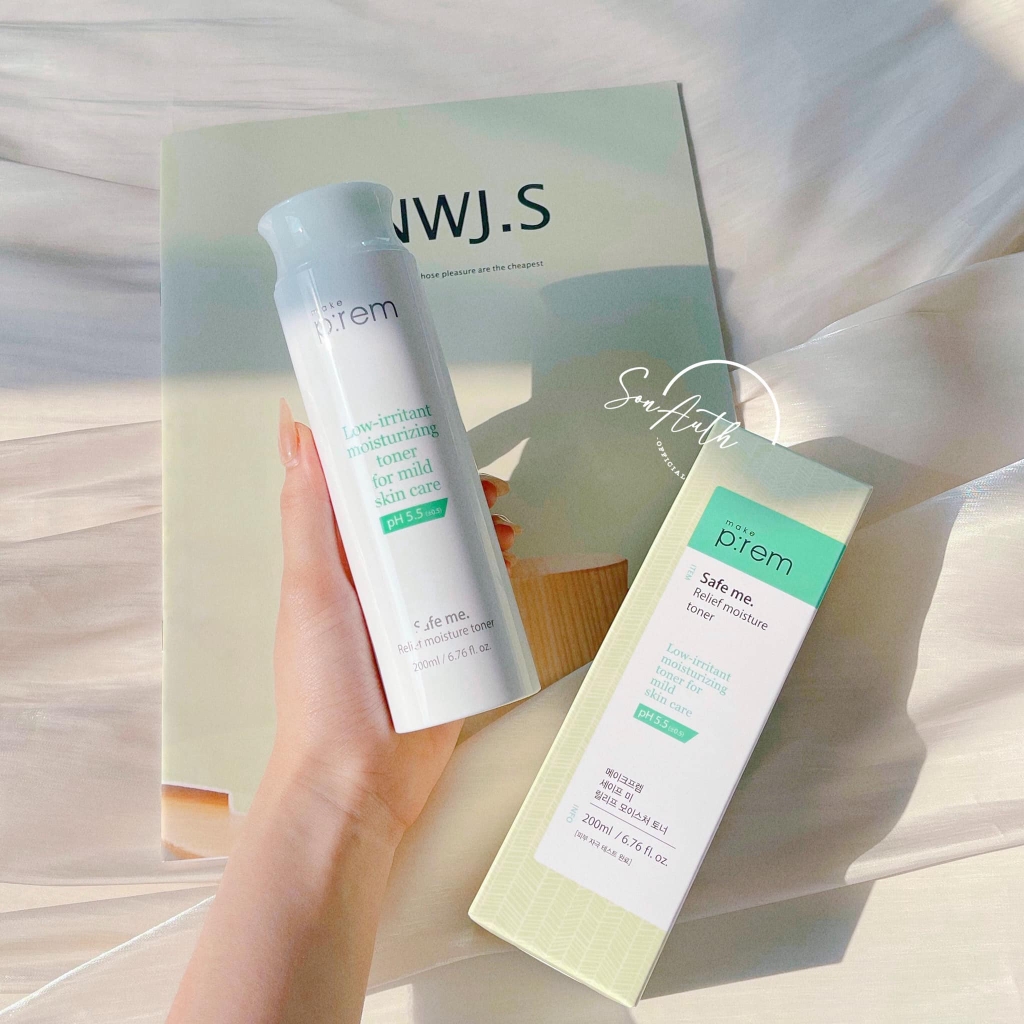 Make Prem Safe Me Relief Moisture Toner 200ml SonAuth Official