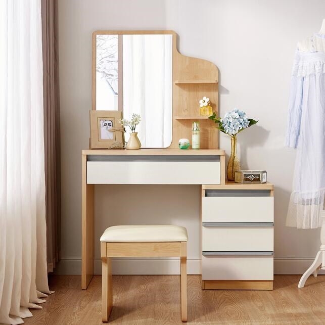 Bàn trang điểm hiện đại gỗ phủ melanin - TD 01 Nội thất Thiên Phú Bàn Trang Điểm Hiện Đại Gỗ Phủ Melanin - Td 01 Nội Thất Thiên Phú