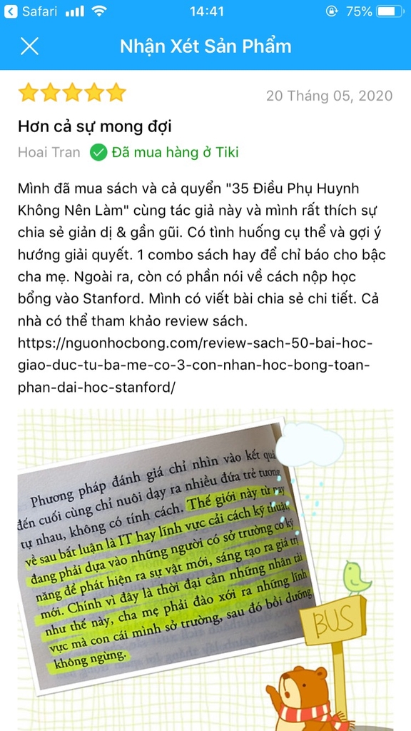 50 Bài học giáo dục từ người mẹ có 3 con trai theo học Stanford