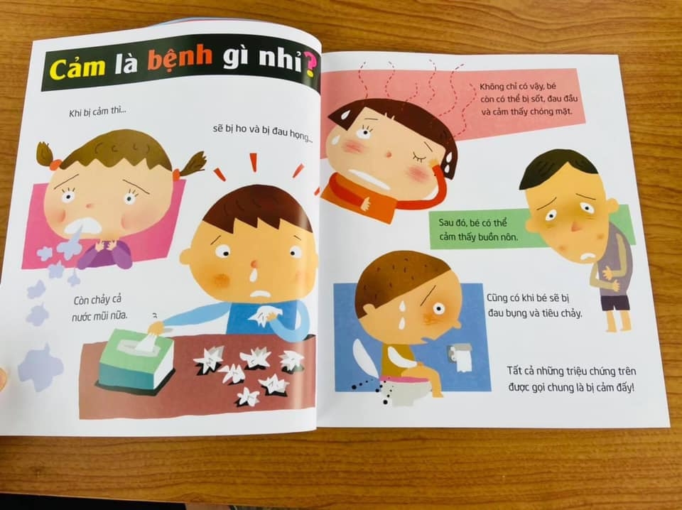 Ehon Các Loại Bệnh Thường Gặp - Bộ 5 Cuốn