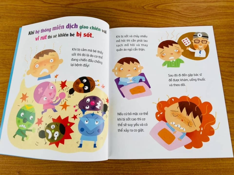 Ehon Các Loại Bệnh Thường Gặp - Bộ 5 Cuốn