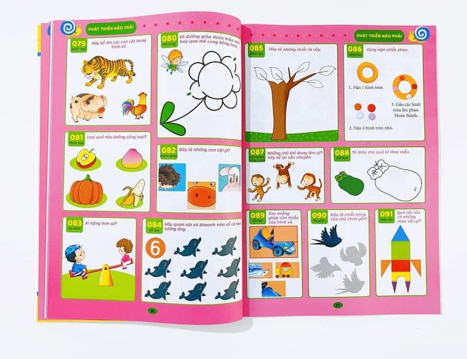 PHÁT TRIỂN TRÍ TUỆ - 1088 CÂU ĐỐ 4-5 TUỔI
