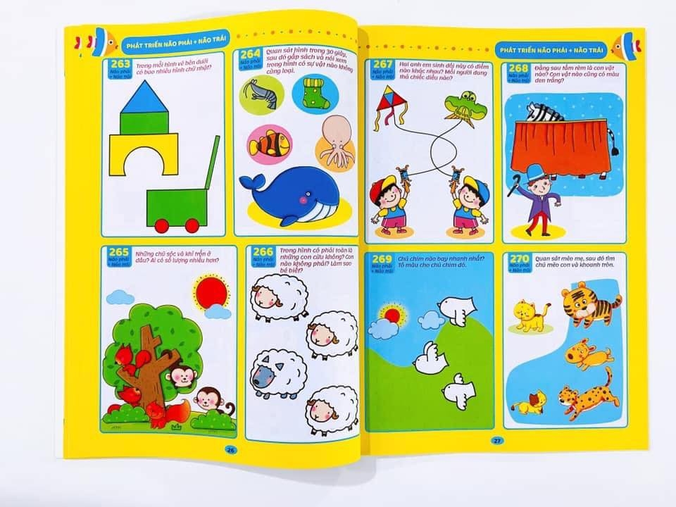 PHÁT TRIỂN TRÍ TUỆ - 1088 CÂU ĐỐ 4-5 TUỔI