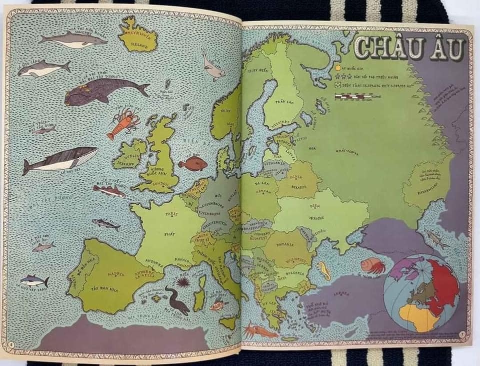 Bản Đồ - Tặng Kèm Bản đồ Khổ Lớn