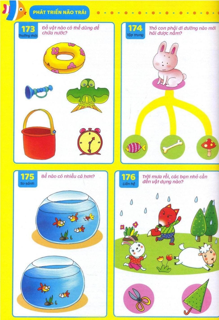 PHÁT TRIỂN TRÍ TUỆ - 1088 CÂU ĐỐ 4-5 TUỔI