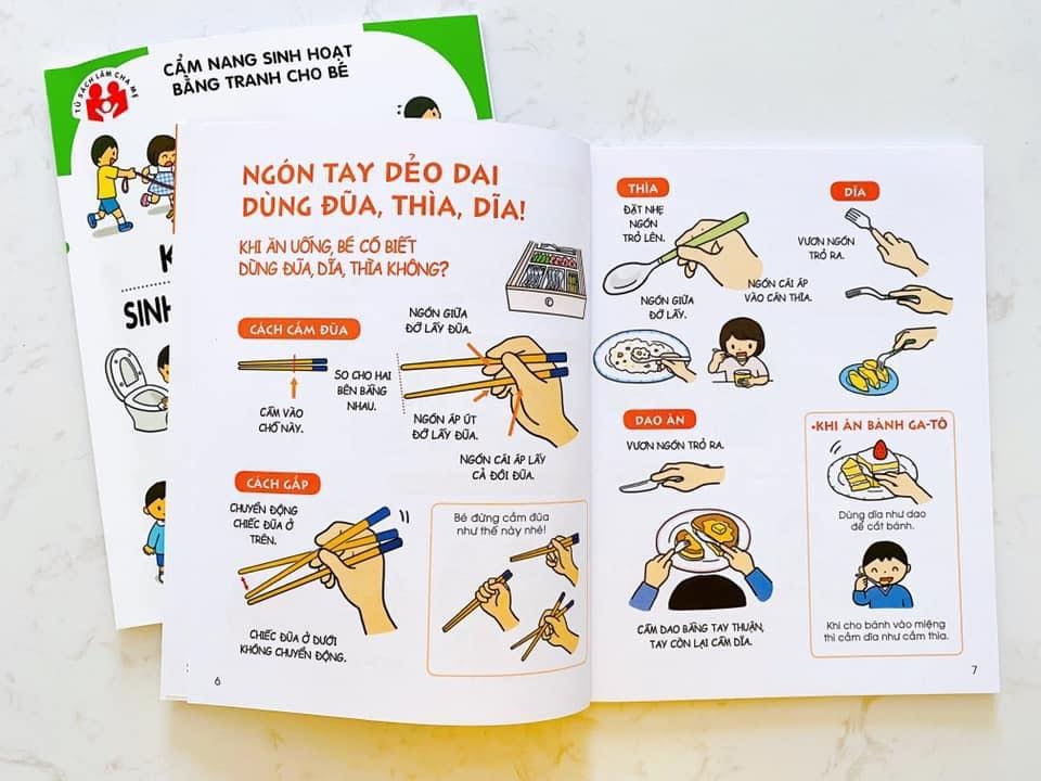 Cẩm Nang Sinh Hoạt Bằng Tranh Cho Bé