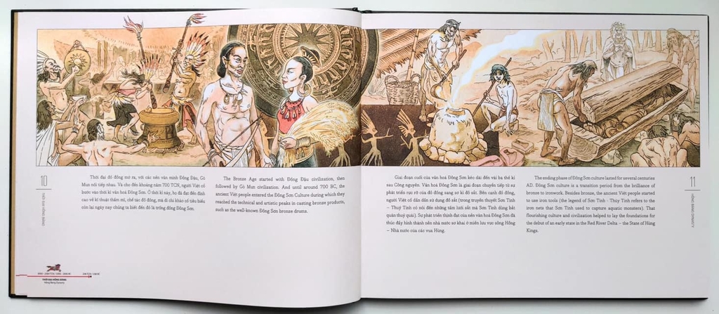 Lược Sử Nước Việt Bằng Tranh ( Tái Bản Năm 2024)