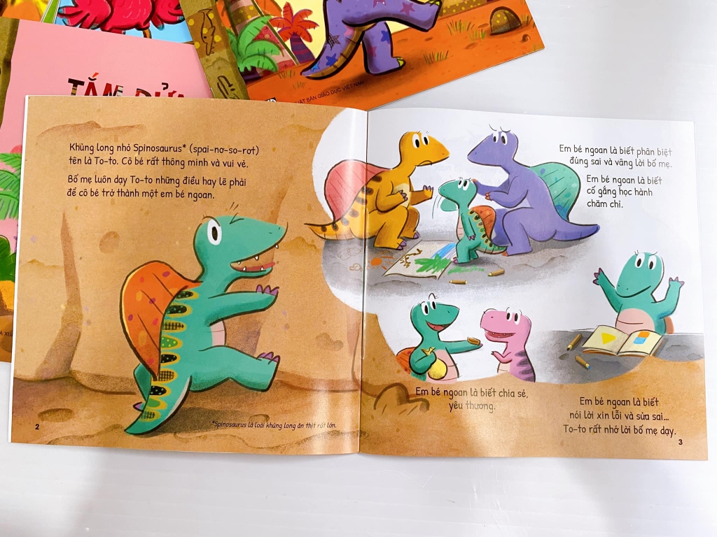 KHỦNG LONG NHỎ RŨ BỎ THÓI QUEN XẤU - BỘ 6 CUỐN