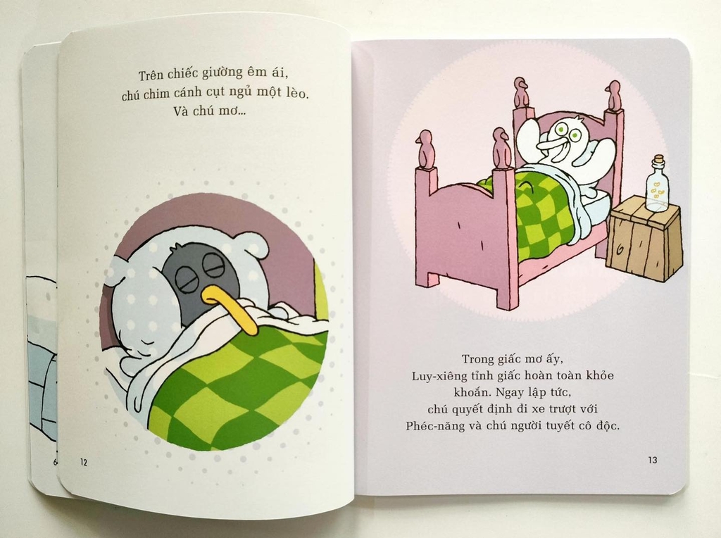 BỘ CHIM CÁNH CỤT LUY - XIÊNG 4 CUỐN