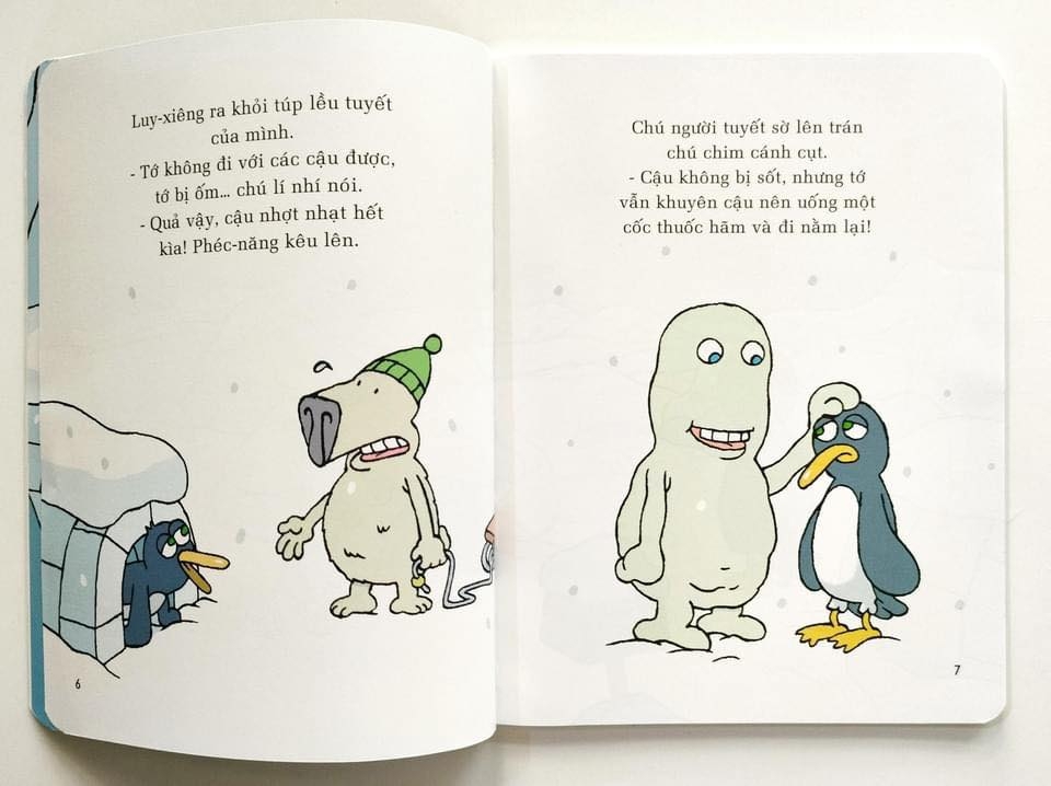 BỘ CHIM CÁNH CỤT LUY - XIÊNG 4 CUỐN