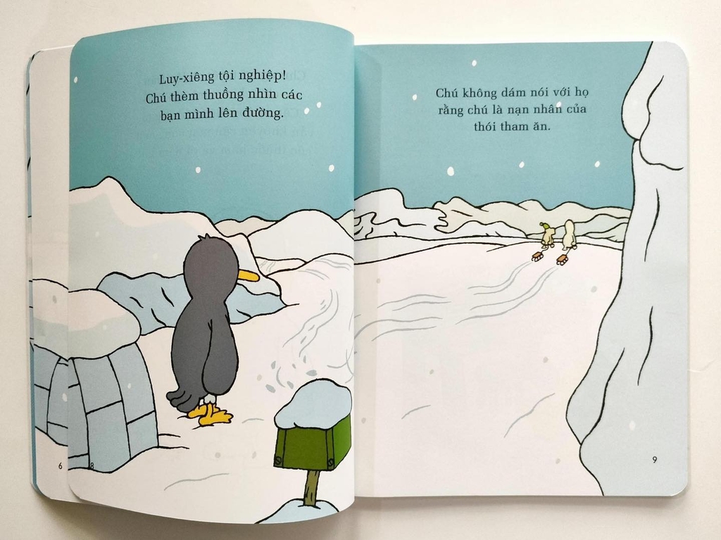 BỘ CHIM CÁNH CỤT LUY - XIÊNG 4 CUỐN