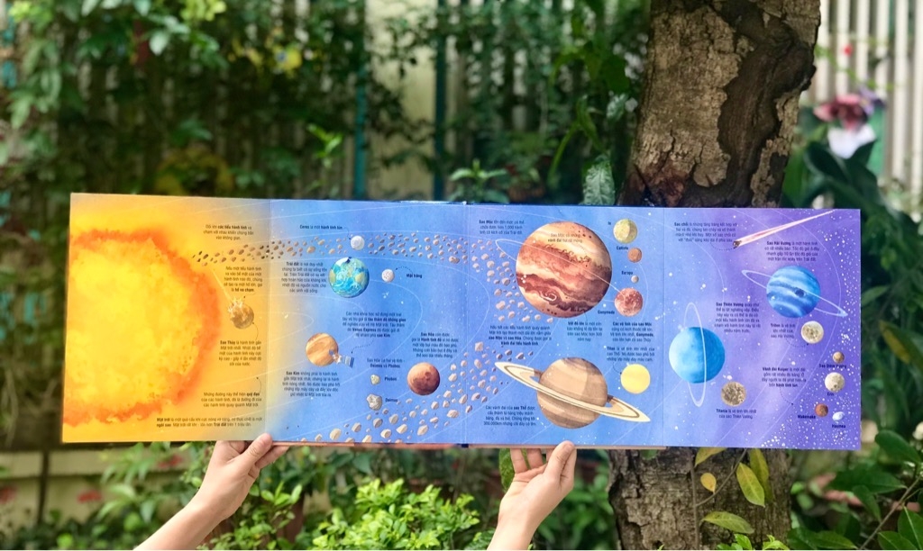 Sách tương tác - Big book - Cuốn sách khổng lồ về các ngôi sao và các hành tinh