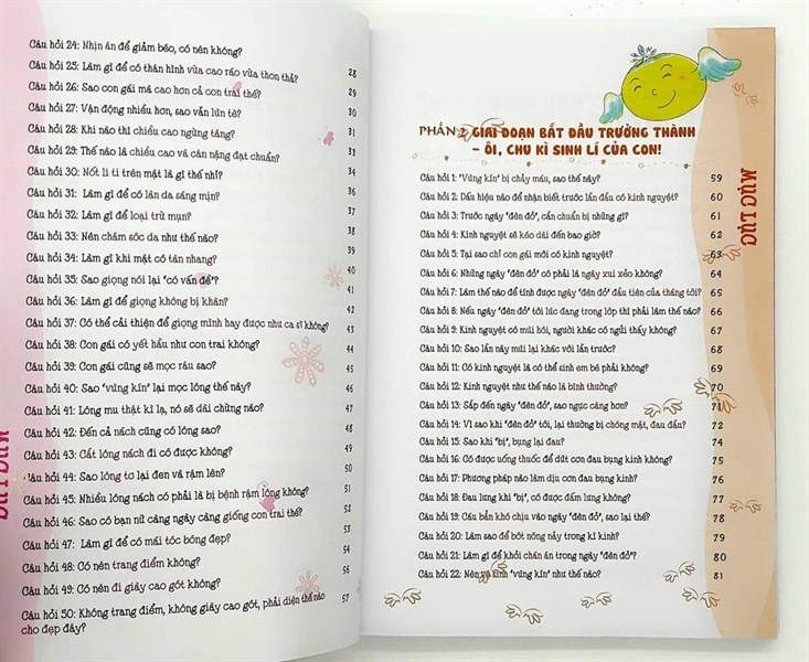 Bộ Cẩm Cẩm Nang Bé Gái Tuổi Dậy Thì (2 tập)