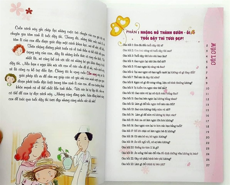 Bộ Cẩm Cẩm Nang Bé Gái Tuổi Dậy Thì (2 tập)