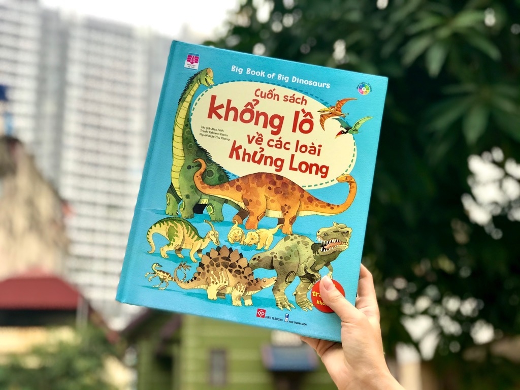 Sách tương tác - Big book - Cuốn sách khổng lồ về các loài khủng long
