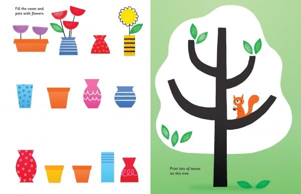 Usborne Rubber Stamp Activities – Sách Tô Màu Cho Bé 6+