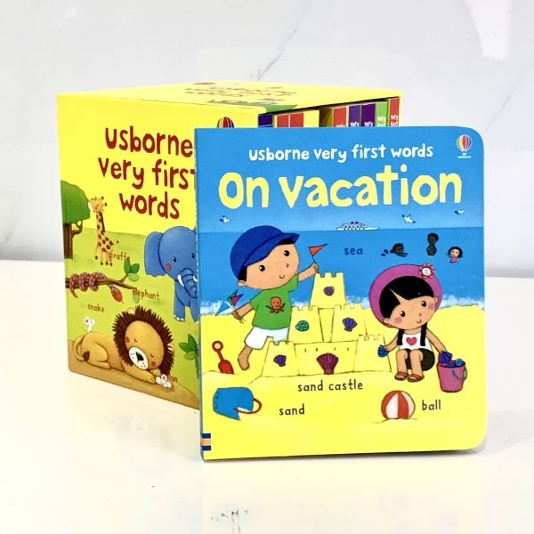 Bộ Sách Usborne Very First Words – 10 Cuốn Sách Nhập Khẩu (Kèm File Nghe)
