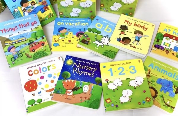 Bộ Sách Usborne Very First Words – 10 Cuốn Sách Nhập Khẩu (Kèm File Nghe)