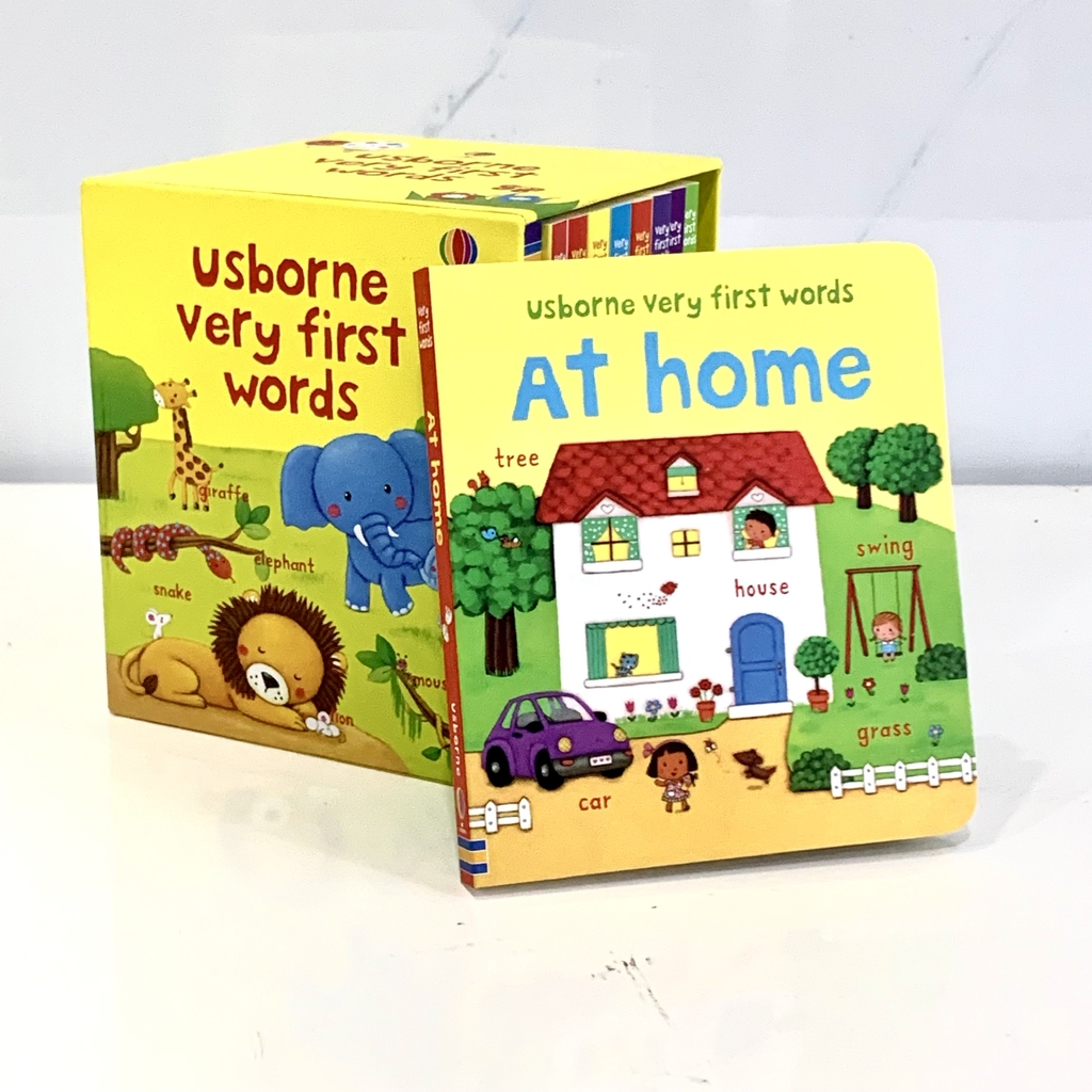 Bộ Sách Usborne Very First Words – 10 Cuốn Sách Nhập Khẩu (Kèm File Nghe)
