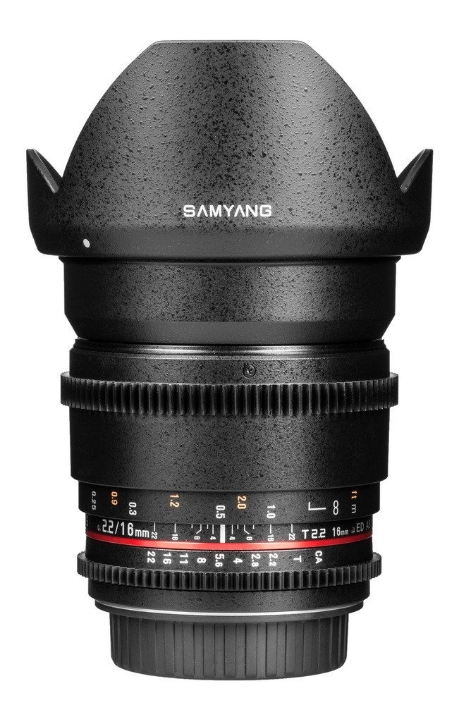 Samyang 16mm T2.2 VDSLR II cho Canon-Chính hãng