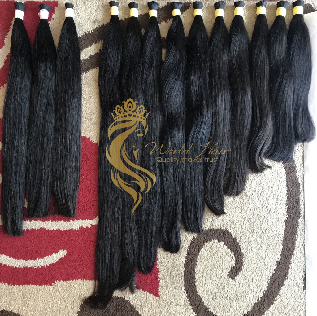Bulk Hair - Double Drawn - Natural Color. World Hair - Quality makes trust Bulk Hair - Double Drawn - Natural Color. World Hair - Quality makes trust