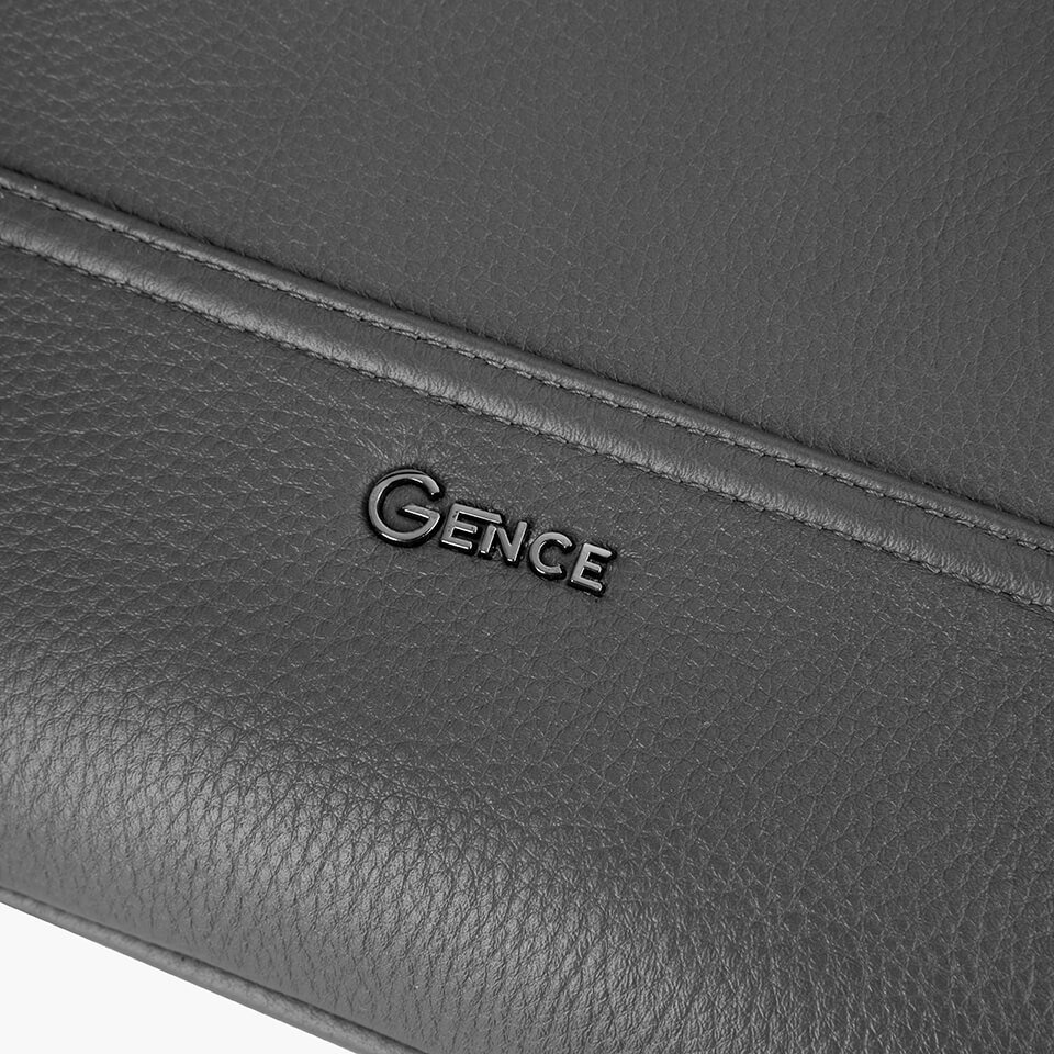 Balo nam công sở da bò Mill màu ghi GBL02