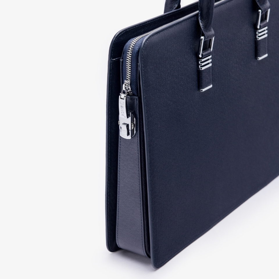 Cặp xách da nam cao cấp da bò Taiga CGL07 khóa số