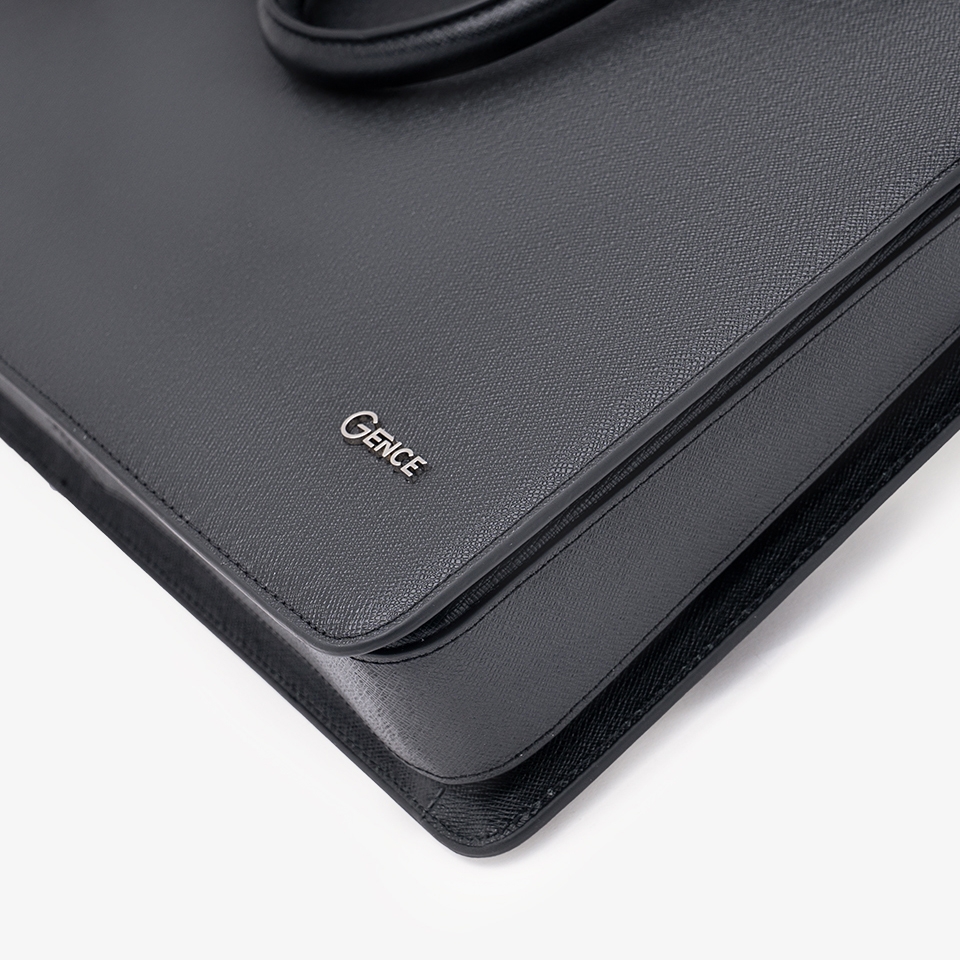 Cặp xách da nam cao cấp da bò Taiga CGL08 khóa số