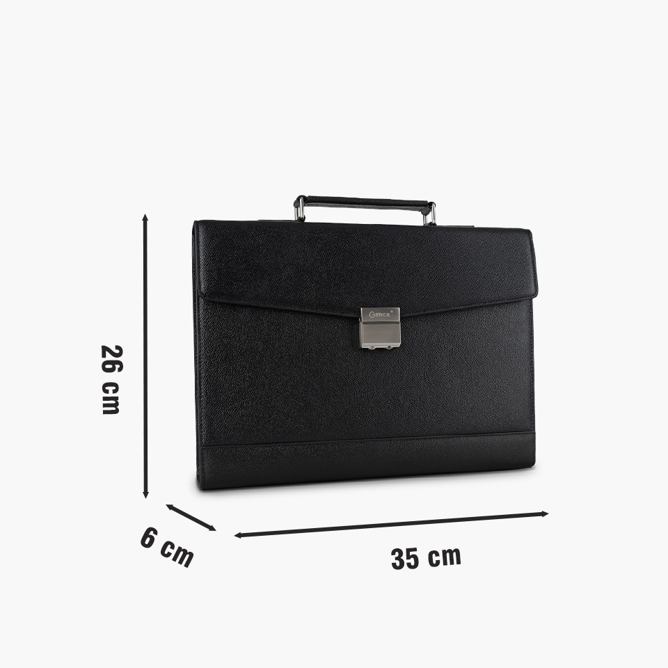 Cặp đựng tài liệu A4 da bò Epsom khóa số CTS20