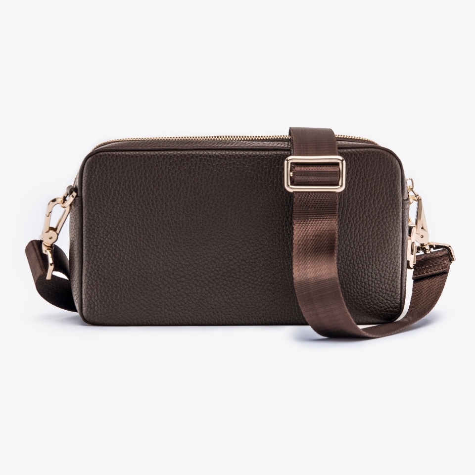 Clutch cầm tay đeo chéo da bò vân Togo cao cấp RB09